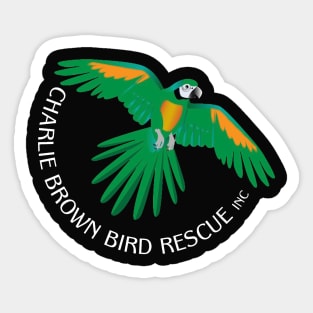 CB Rescue Logo with white type Sticker